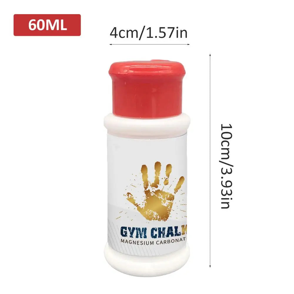 60 ml skystos kreidos sportinis magnio milteliai fitnesui, svorių kilnojimui, neslystantis kremas, gripą suteikiantis svorių kilnojimas, laipiojimas, sporto salė