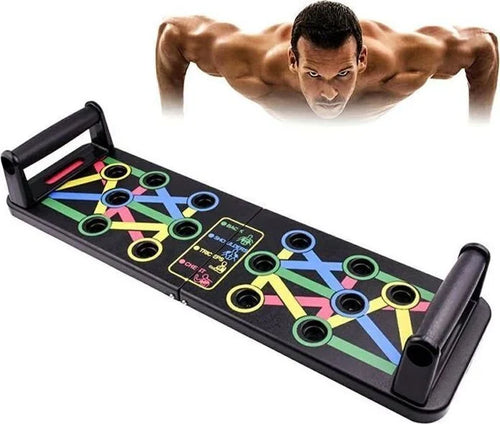 Atsispaudimų lentos rinkinys, nešiojamas daugiafunkcis atsispaudimų strypas, sulankstomas fitneso įrenginys krūtinės, pilvo, rankų ir nugaros treniravimui